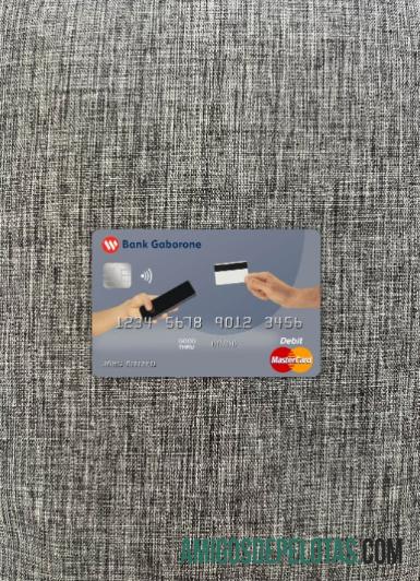 Botswana Bank Gaborone Mastercard Photolook Front modelo